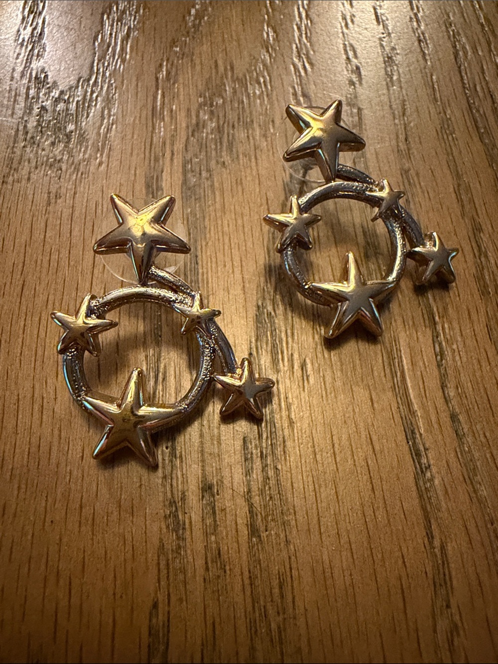 Valentino Vintage Earrings Stars Garavani Stamped